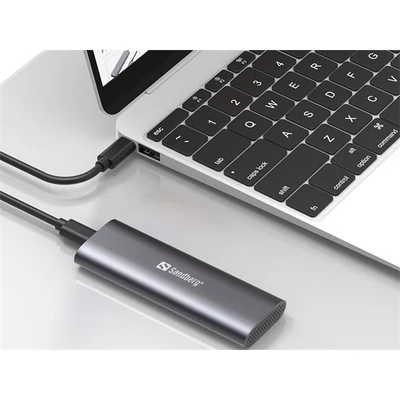 SANDBERG Merevlemez-tartozék, USB 3.2 Case for M.2+NVMe SSD