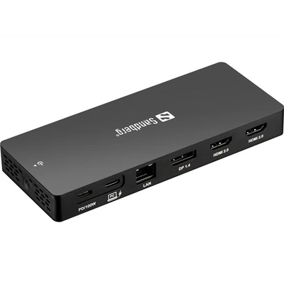 SANDBERG USB-C Dokkoló 13in1 DockingStation Pro