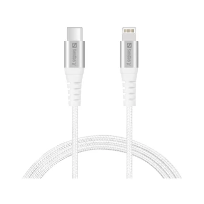 SANDBERG USB-C tartozék, USB-C PD to Lightning MFI 1M