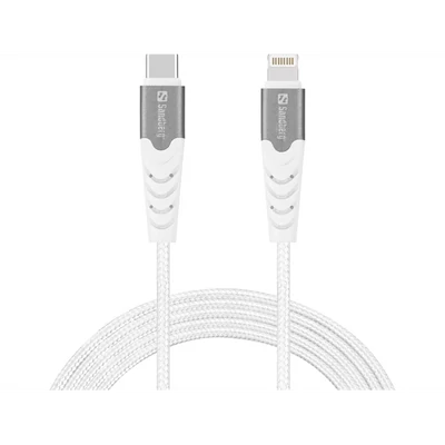 SANDBERG USB-C tartozék, USB-C PD to Lightning MFI 2M
