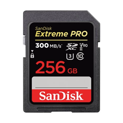 SANDISK 215414, SDXC EXTREME PRO KÁRTYA 256GB, 300MB/s, UHS-II, CL10 10, U3, V90