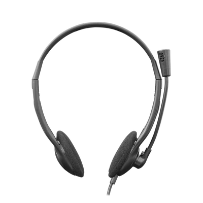 SBOX HS-707 Fejhallgató, HEADSET + MICROPHONE, Fekete