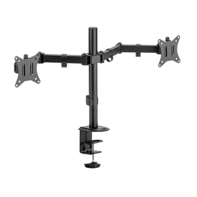 SBOX LCD-352/2-2, DESKTOP MOUNT (2 képernyős rögzítőkar), (17-32", max. 9 kg/monitor, max.VESA: 100x100 mm)