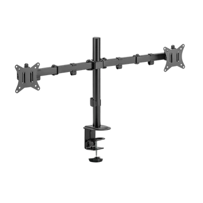 SBOX LCD-352/2-2, DESKTOP MOUNT (2 képernyős rögzítőkar), (17-32", max. 9 kg/monitor, max.VESA: 100x100 mm)