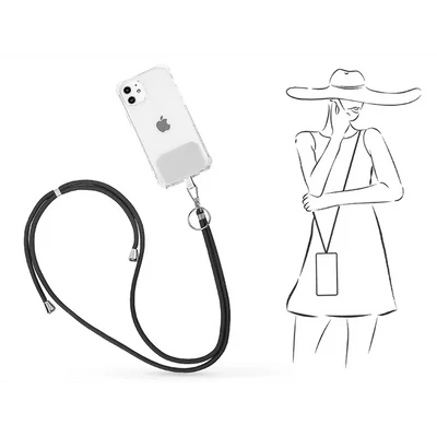 SETTY UNIVERZÁLIS TELEFONTARTÓ NYAKPÁNT - SETTY ST1-1 - FEKETE