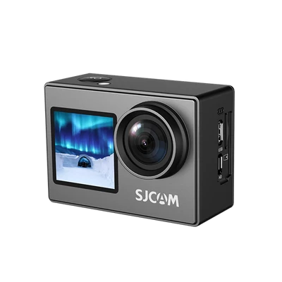 SJCAM Action Camera SJ4000 Dual Screen, WIFI, 16 MP, Black, 4K, vízálló tokkal, kettős képernyő, 4 videó + 4 fotófunkció