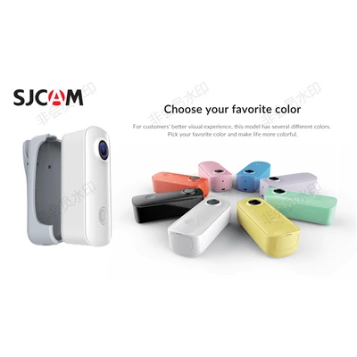 SJCAM Pocket Action Camera C100, Black, WIFI, 1080p, vízálló tokkal 30m - ig, mikro USD, portré mód