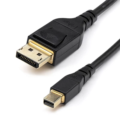 STARTECH Kábel Mini Displayport to Displayport 1.4 8K 60Hz, 2m fekete