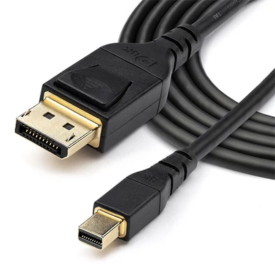 STARTECH Kábel Mini Displayport to Displayport 1.4 8K 60Hz, 2m fekete