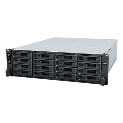 SYNOLOGY NAS 16 fiókos AMD Ryzen V1500B 4x2,2GHz, 4GB DDR4 ECC, 4x1GbE, 2xUSB3.2 - RS2821RP+