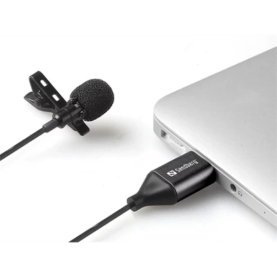 SANDBERG Mikrofon, Streamer USB Clip Microphone