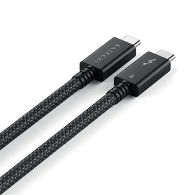 Satechi USB-C, thunderbolt 4 pro kábel, 1m - fekete
