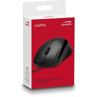 SPEEDLINK SL-610011-BK KAPPA vezetékes egér, fekete