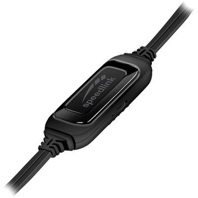 SPEEDLINK SL-860000-BK LEGATOS Gaming mikrofonos fejhallgató, fekete