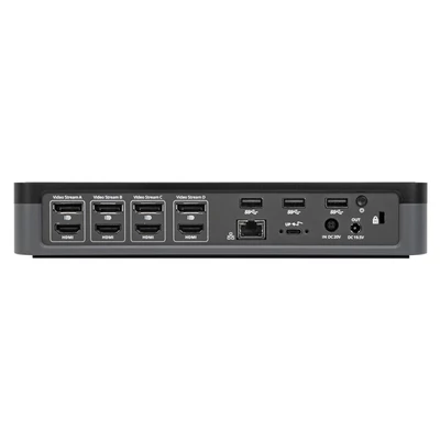 TARGUS Dokkoló DOCK570EUZ, USB-C™ Universal Quad 4K (QV4K) Docking Station with 100W Power Delivery