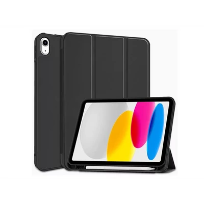 TECH-PROTECT APPLE IPAD 10.9 (2022) TABLET TOK ON/OFF FUNKCIÓVAL, APPLE PENCIL TARTÓVAL - BLACK (ECO CSOMAGOLÁS)