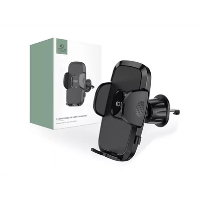 TECH-PROTECT UNIVERZÁLIS SZELLŐZŐRÁCSBA ILLESZTHETŐ AUTÓS TARTÓ - V3 UNIVERSAL AIR VENT CAR MOUNT - FEKETE