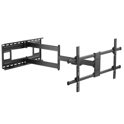 TECHLY ICA-PLB 490 dönthető fali karos konzol 43-80" LCD kijelzőhöz, 1015 mm, fekete