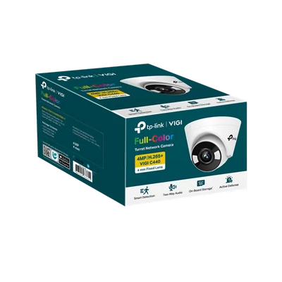 TP-LINK IP Kamera beltéri éjjellátó 4 Megapixel, 2.8mm Objektív, VIGI C440(2.8MM)