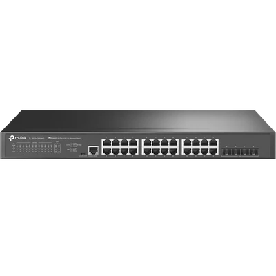 TP-LINK Switch 24x2.5Gbps + 4x10G SFP+ + 1xkonzol port Menedzselhető Rackes, SG3428X-M2