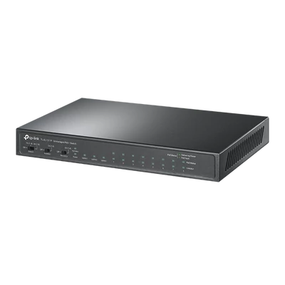 TP-LINK Switch 8x100Mbps(8xPOE+) + 2x1000Mbps + 1xGigabit SFP, TL-SL1311P
