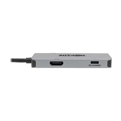 TRIPP LITE USB-C adapter, multiport,  4K HDMI, 3x USB-A Port, 100W PD Charging, HDCP, szürke