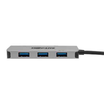 TRIPP LITE USB-C adapter, multiport,  4K HDMI, 3x USB-A Port, 100W PD Charging, HDCP, szürke