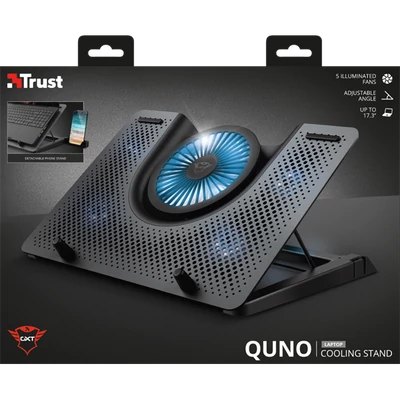 TRUST Laptop hűtőállvány 23581 ( GXT 1125 Quno Laptop Cooling Stand)