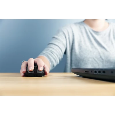 TRUST Vezeték nélküli tölthető egér 23809 (Zaya Rechargeable Wireless Mouse - black)