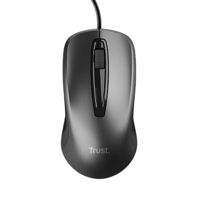 TRUST Basics Vezetékes optikai egér 24657 (Wired Optical Mouse-black)