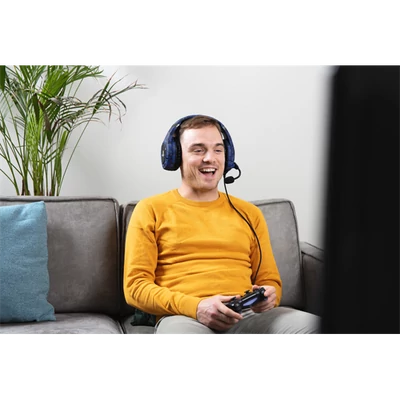 TRUST Gaming mikrofonos fejhallgató PS4™-hez 23532 (GXT 488 Forze-B PS4 Gaming Headset PlayStation® - blue)