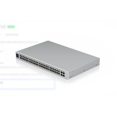 UBiQUiTi Switch 48x1000Mbps (32xPOE+) + 4x1000Mbps SFP, Menedzselhető, Rackes - USW-48-POE
