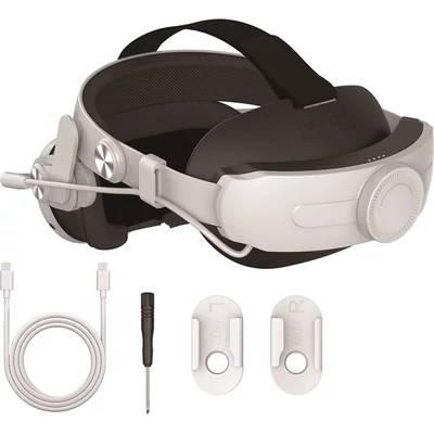 VENOM Meta Quest 2 & 3 Kiegészítő Univerzális headset pánt és 5000 mAh akkumulátor csomag, VS4209