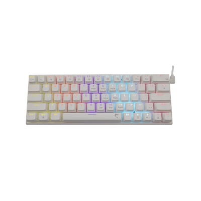 WHITE SHARK WAKIZASHI-2/W/BL-HU, GK-002223V2-W/BL-HU magyar fehér mechanikus gamer billentyűzet