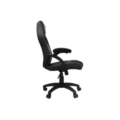 WHITE SHARK ZOLDER fekete gamer szék , puha nyak, fej és hát párnák, lélegző felület, 3 év garancia, 120 kg - ig