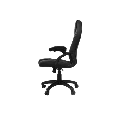 WHITE SHARK ZOLDER fekete gamer szék , puha nyak, fej és hát párnák, lélegző felület, 3 év garancia, 120 kg - ig