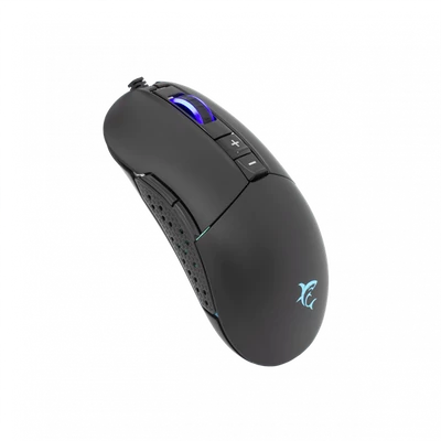 WHITE SHARK ARTHUR (GM-9005) gamer egér, 9D, fekete, 10000 dpi, RGB