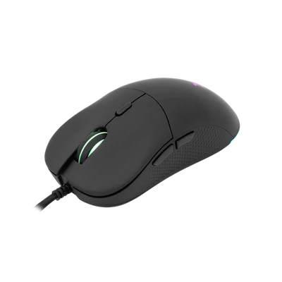 WHITE SHARK BAGDEMAGUS-B, GM-5010B gamer egér, 6D, fekete, 7200 dpi, RGB