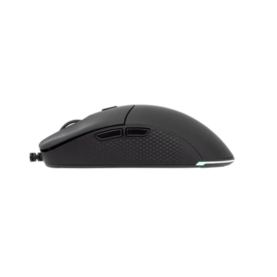 WHITE SHARK BAGDEMAGUS-B, GM-5010B gamer egér, 6D, fekete, 7200 dpi, RGB
