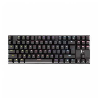 WHITE SHARK COMMANDOS mechanikus (blue switch) gamer billentyűzet (angol), fekete