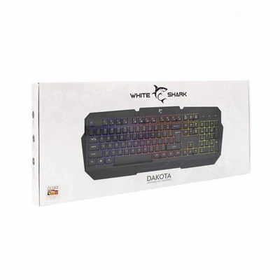WHITE SHARK DAKOTA membrános gamer billentyűzet (magyar)