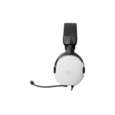 White Shark FOX-W, GH-2445W, gamer fejhallgató, mikrofonnal, fehér
