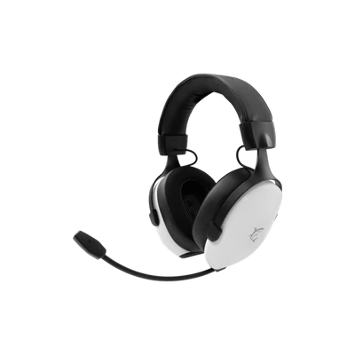 White Shark FOX-W, GH-2445W, gamer fejhallgató, mikrofonnal, fehér
