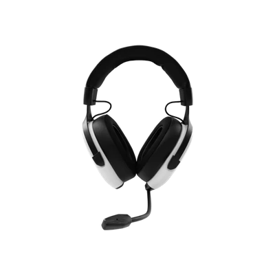 White Shark FOX-W, GH-2445W, gamer fejhallgató, mikrofonnal, fehér