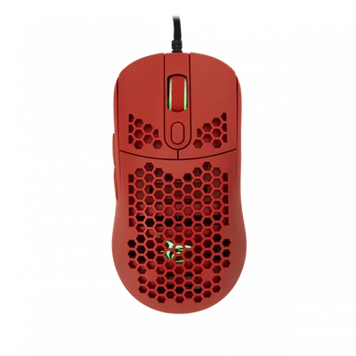 WHITE SHARK GM-5007R GALAHAD gamer egér, piros, 6400 dpi