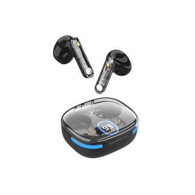 WHITE SHARK HYPERBEAT-B, GEB-TWS37B bluetooth In-ear fülhallgató mikrofonnal, fekete