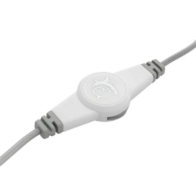 WHITE SHARK PANTHER gamer fejhallgató, fehér