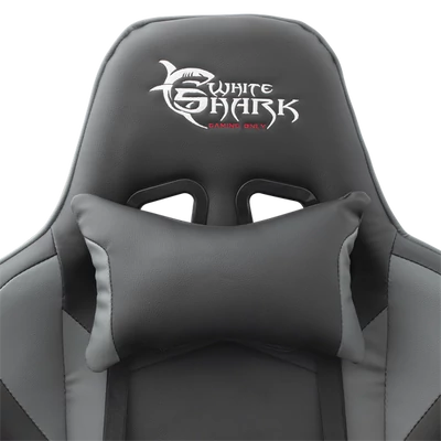 WHITE SHARK TERMINATOR gamer szék fekete/szürke