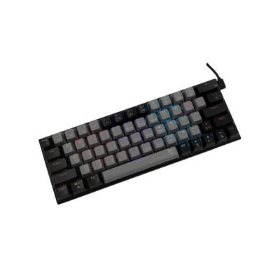 WHITE SHARK WAKIZASHI-G-B/BL-US, GK-002172-G-B/BL-US szürke/fekete mechanikus gamer billentyűzet, angol
