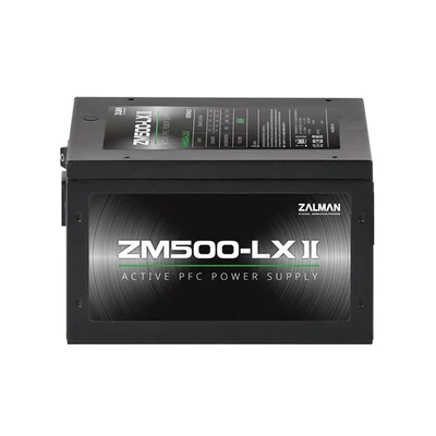 ZALMAN Tápegység 500W, 12cm, Aktív PFC